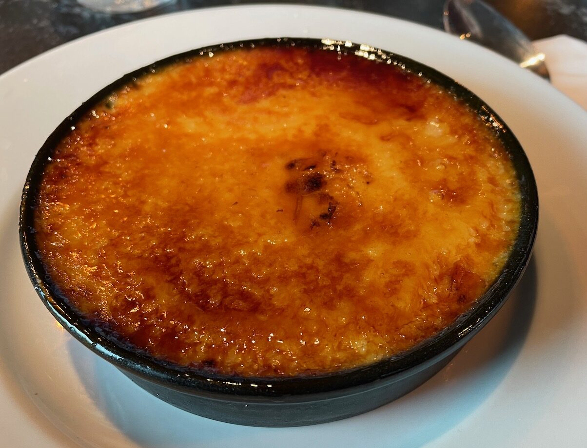Bistrot Pierre Eastbourne creme brulee