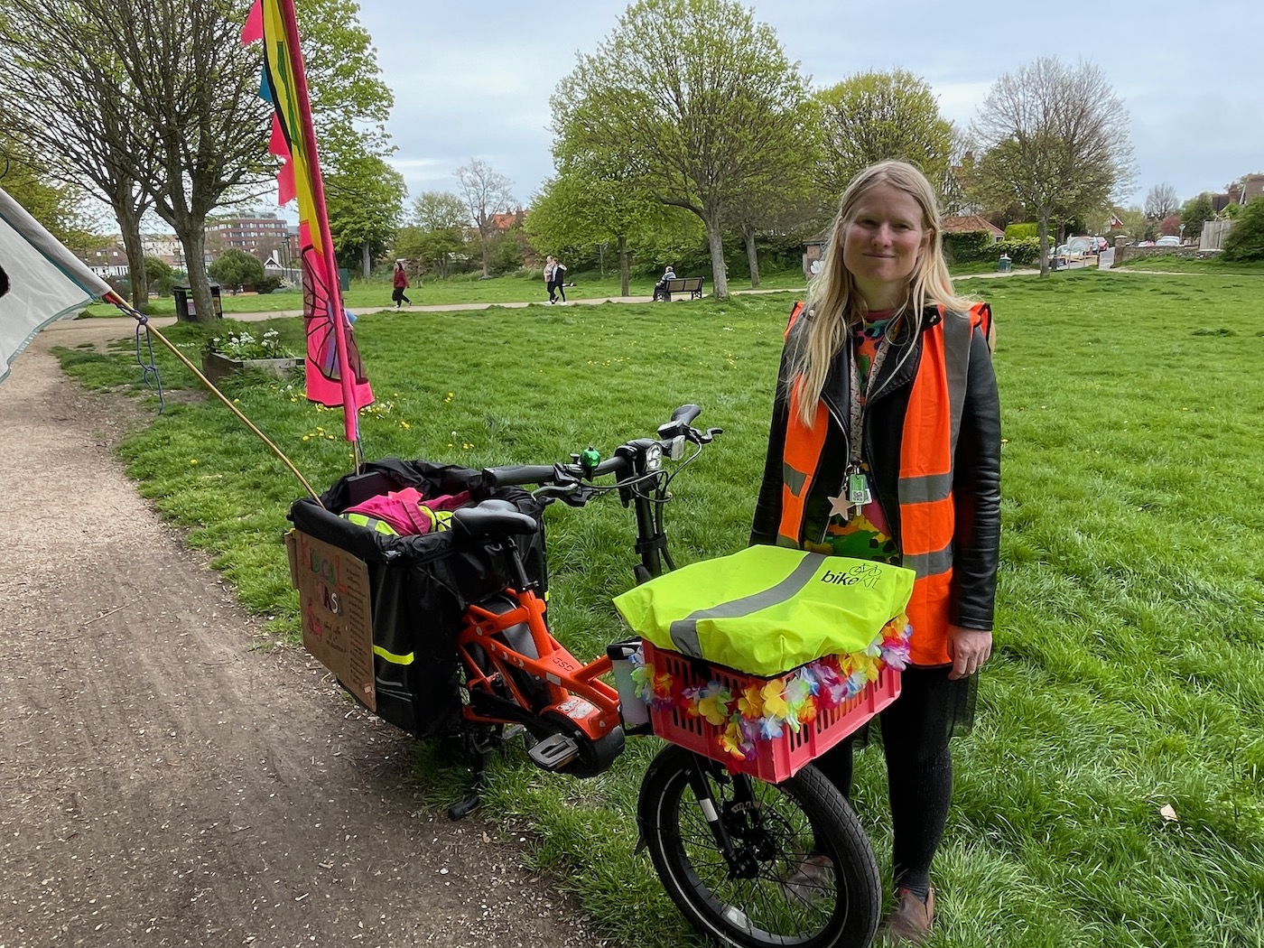 Gem Aellah of Bespoke cycle group, Eastbourne
