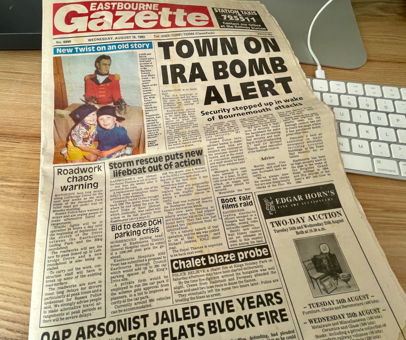 Eastbourne Gazette from 1993