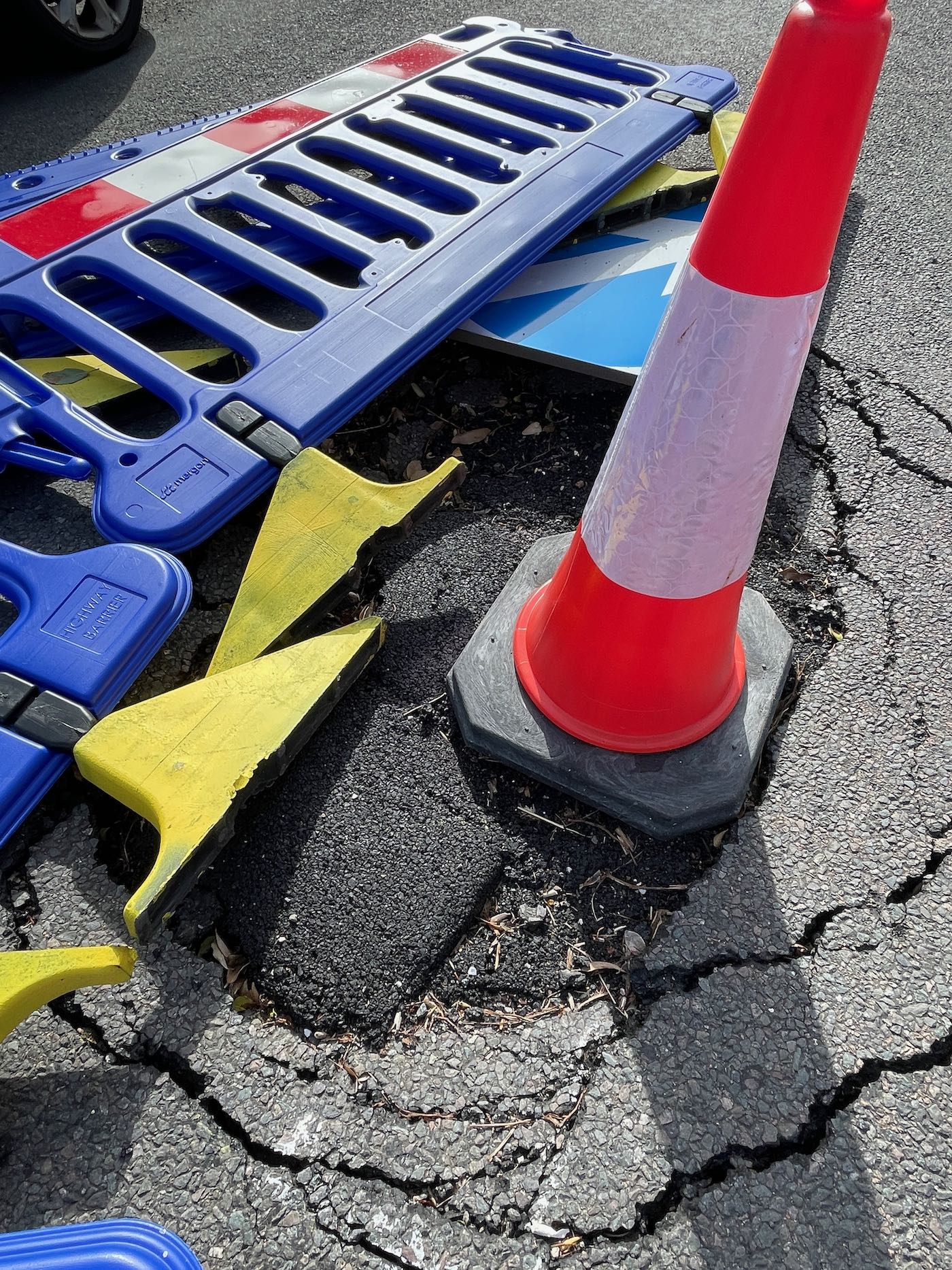 East Sussex potholes
