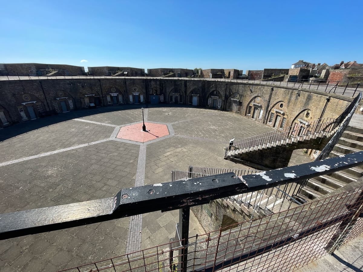 A glimpse inside the historic Redoubt Fortress