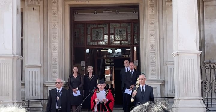 Historic proclamation of the new king